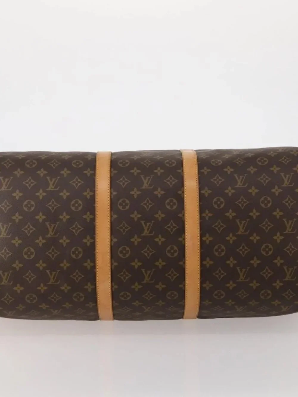 LOUIS VUITTON Monogram Keepall 60 Boston Bag M41422 LV Auth 187296V